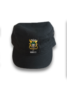 Field Hat W/SOA logo & Rider Embroidered Black