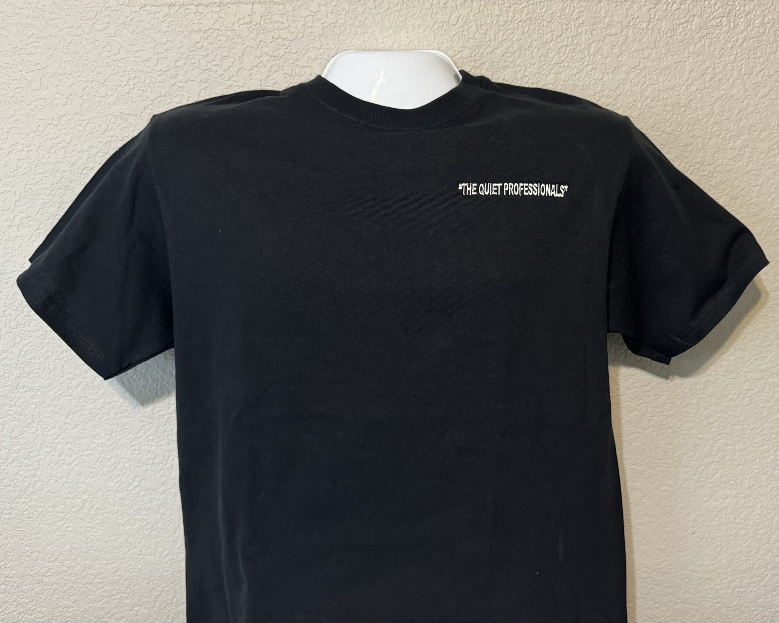 Tshirt, Black Quiet Professional no pocket